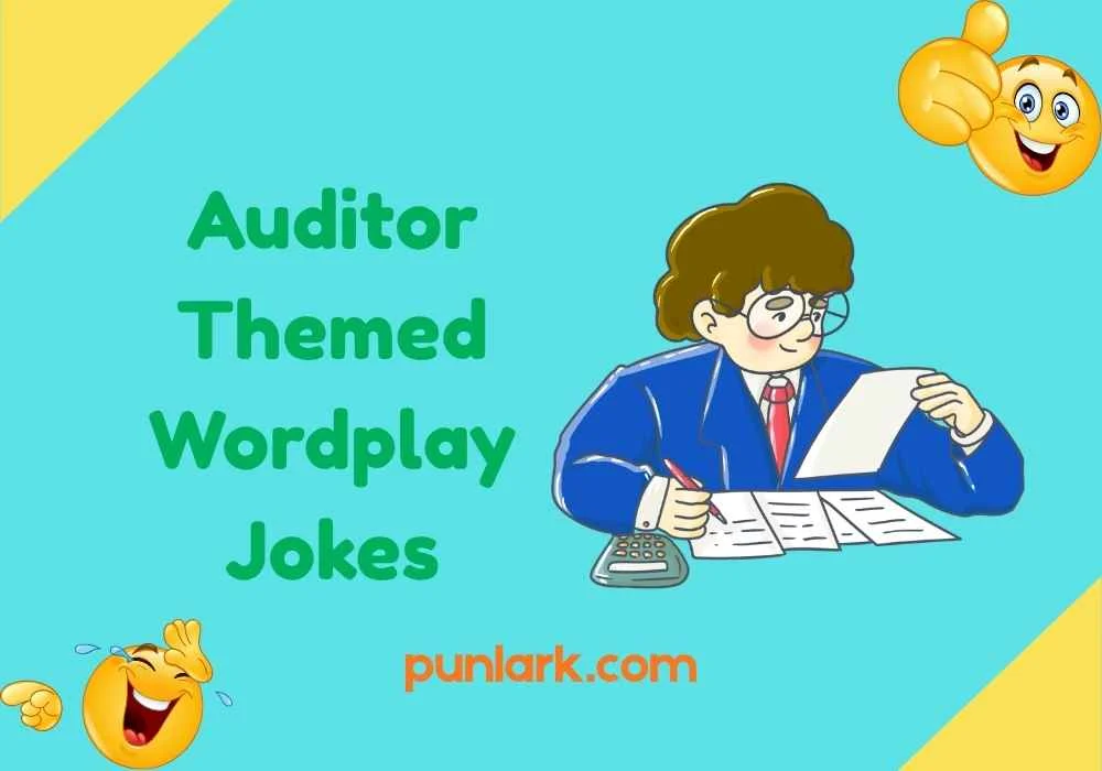 Auditor Themed Wordplay Jokes