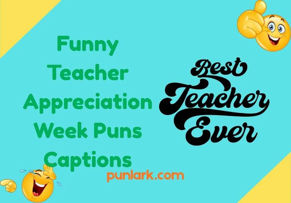 Funny Teacher Appreciation Week Puns Captions