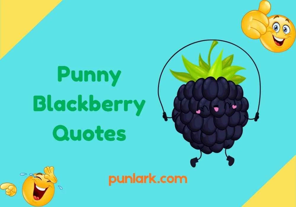 Punny Blackberry Quotes