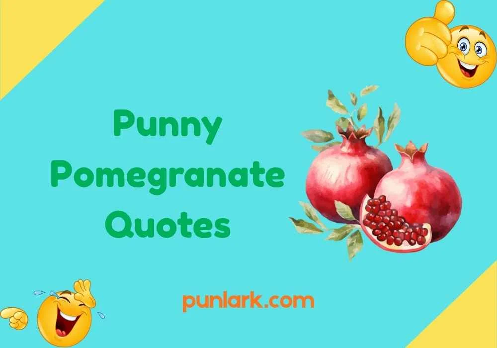Punny Pomegranate Quotes